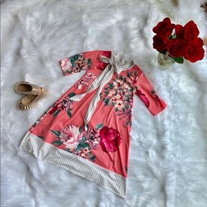 Girls Spring Floral Dress